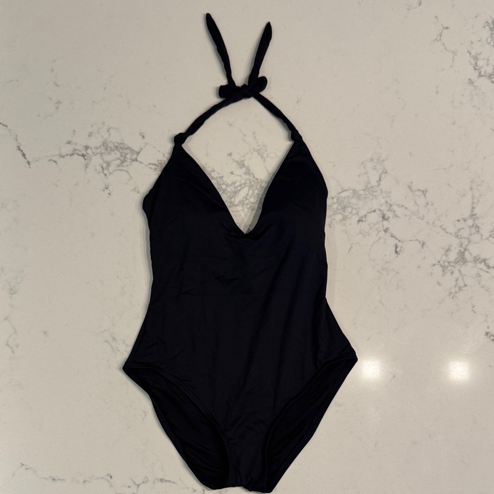LOFT Elegant Black One-Piece Swimsuit